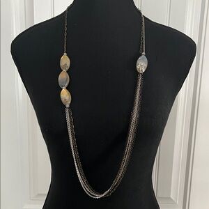 Brighton Multi-Chain Necklace with Beaded Accents
